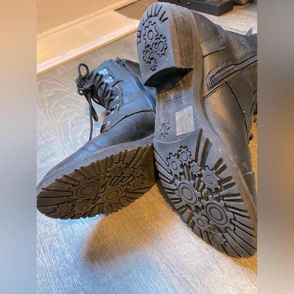 Black combat boots size 40 - Picture 5 of 5